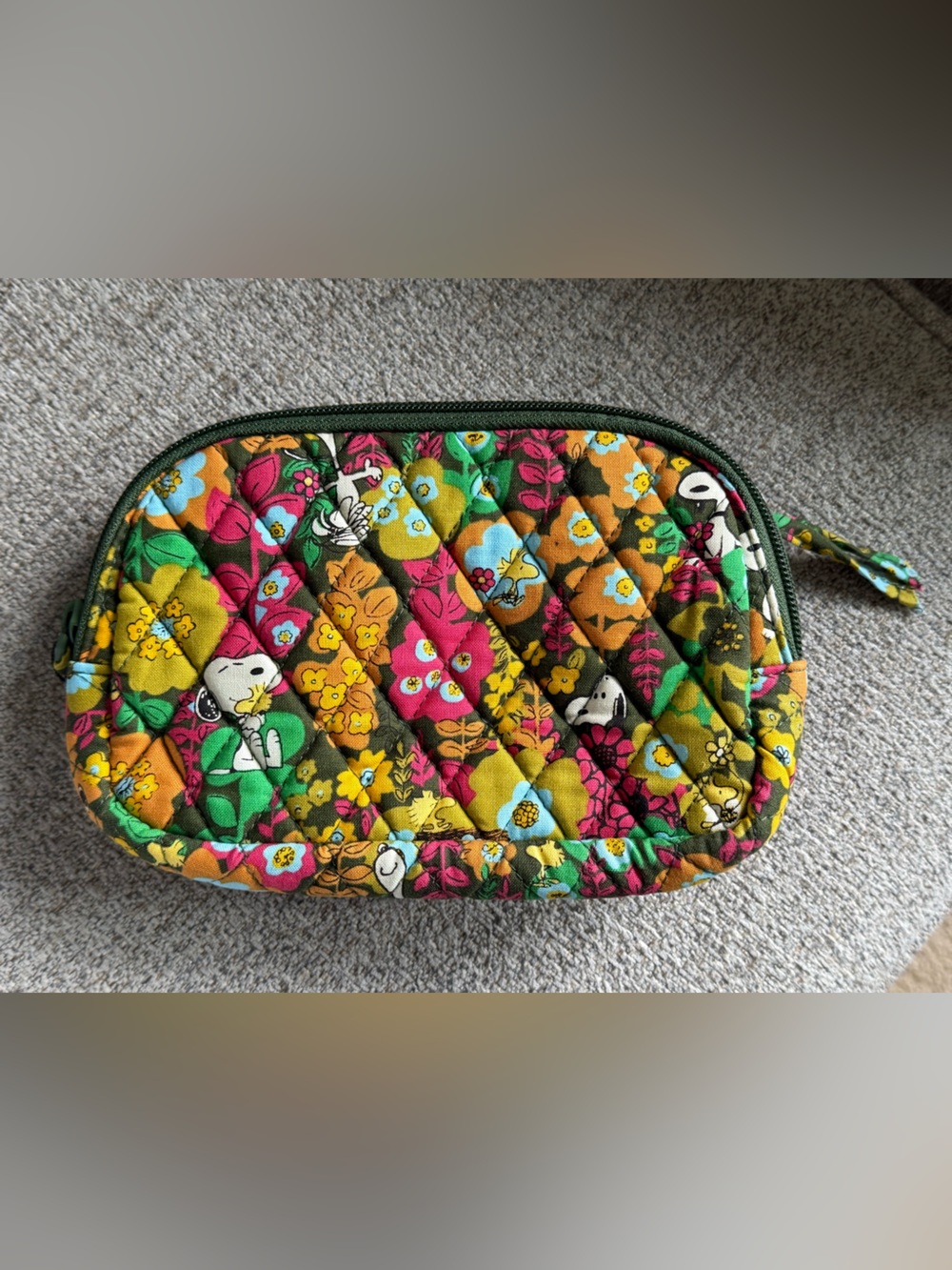 Vera Bradley Peanuts (Snoopy) Mini Belt Bag Peanuts Garden NWT